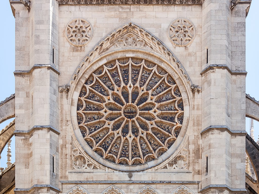 Rosetón de la Catedral de León