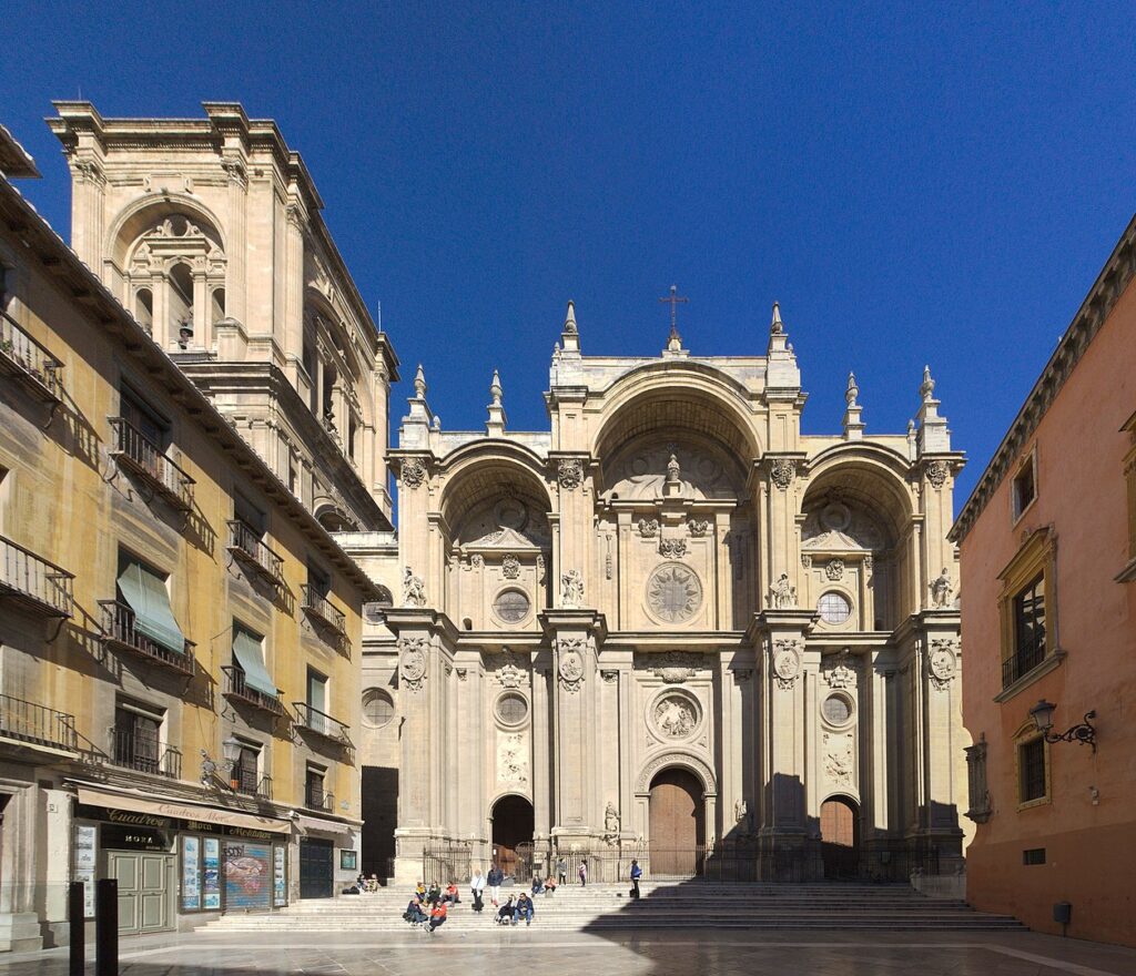 Monumentos de Granada Frente de la Catedral