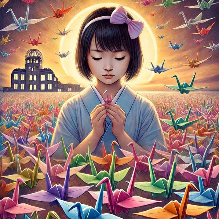 Sadako Sasaki y las mil grullas de papel