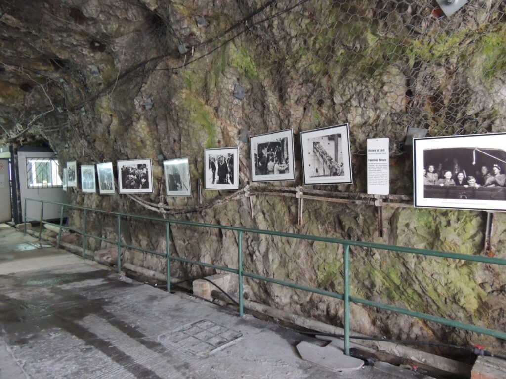 Túneles Segunda Guerra Mundial Gibraltar interior 1