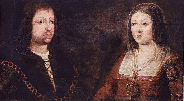 Isabel y Fernando "los usurpadores" De anónimo - GEO Epoche. Als Spanien die Welt beherrschte, vol. 31, 2008, p. 45, Dominio público, https://commons.wikimedia.org/w/index.php?curid=25293729