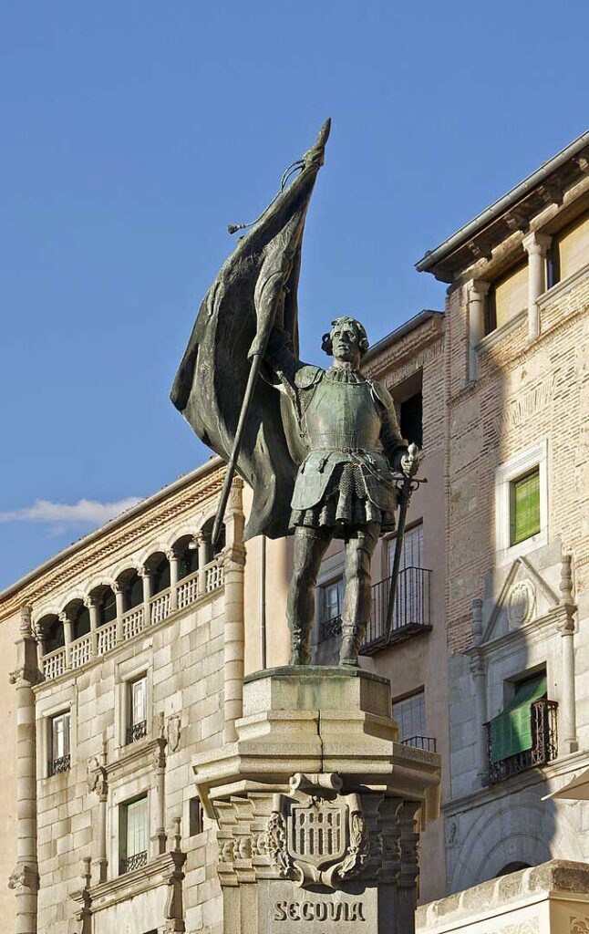 Estatua de Juan Bravo en Segovia